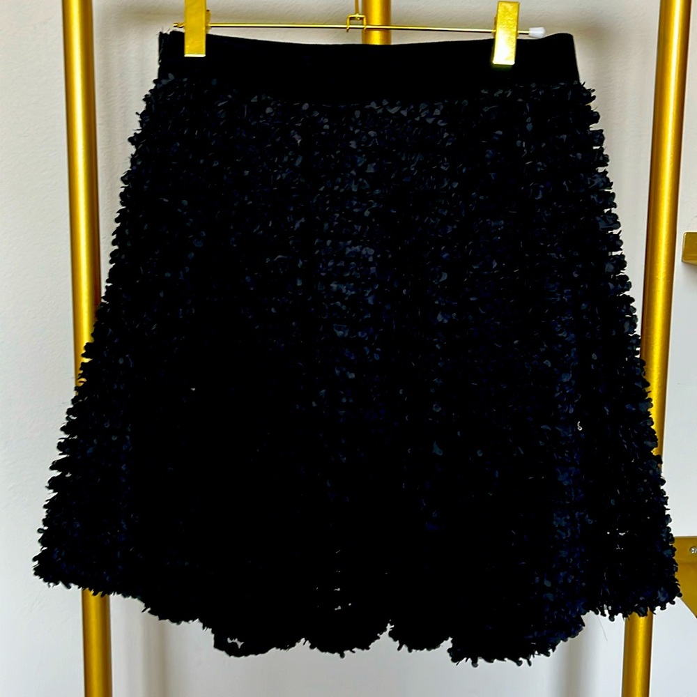 Silk mini skirt